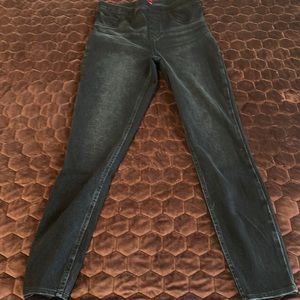 Spanx Jeggings Dark Denim and Black